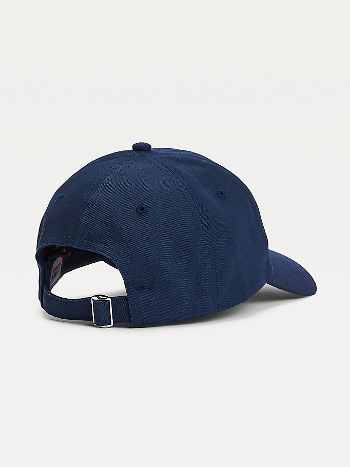 Tommy Hilfiger Organic Bomull Logo Baseball Hatt Dame Blå | VWXMZR-719