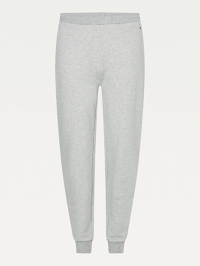 Tommy Hilfiger Organic Bomull Relaxed Fit Joggers Dame Grå | BXJTYZ-856