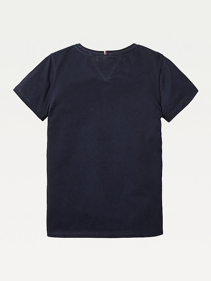 Tommy Hilfiger Organic Bomull T-skjorte Jente Blå | OUKLIS-564