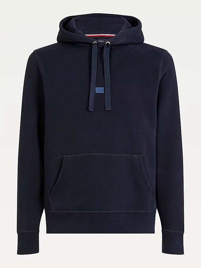 Tommy Hilfiger Peached Fleece Hettegensere Herre Blå | PBEMVH-571