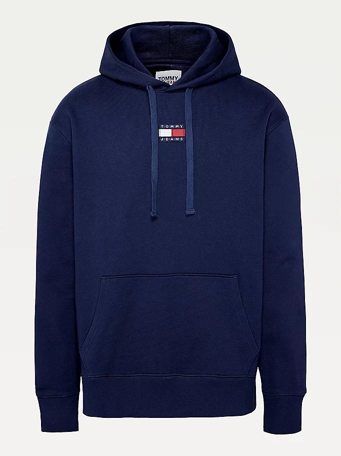 Tommy Hilfiger Plus Badge Organic Bomull Hettegensere Herre Blå | NVWIOB-689