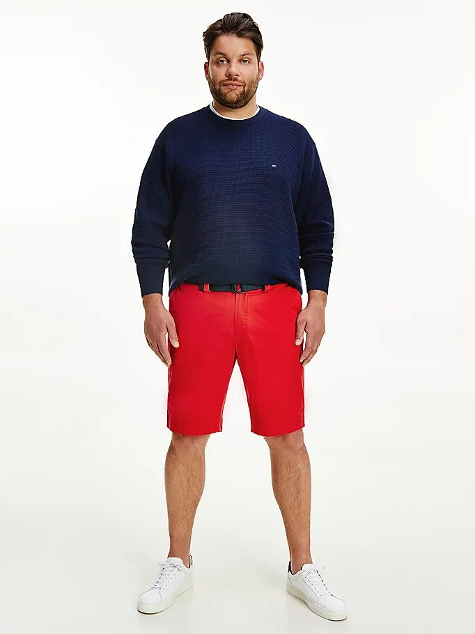 Tommy Hilfiger Plus Brooklyn Organic Bomull Shorts Herre Rød | GFUPEW-486