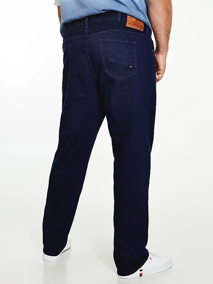 Tommy Hilfiger Plus Denton Straight Jeans Herre Blå | CBWGSA-378