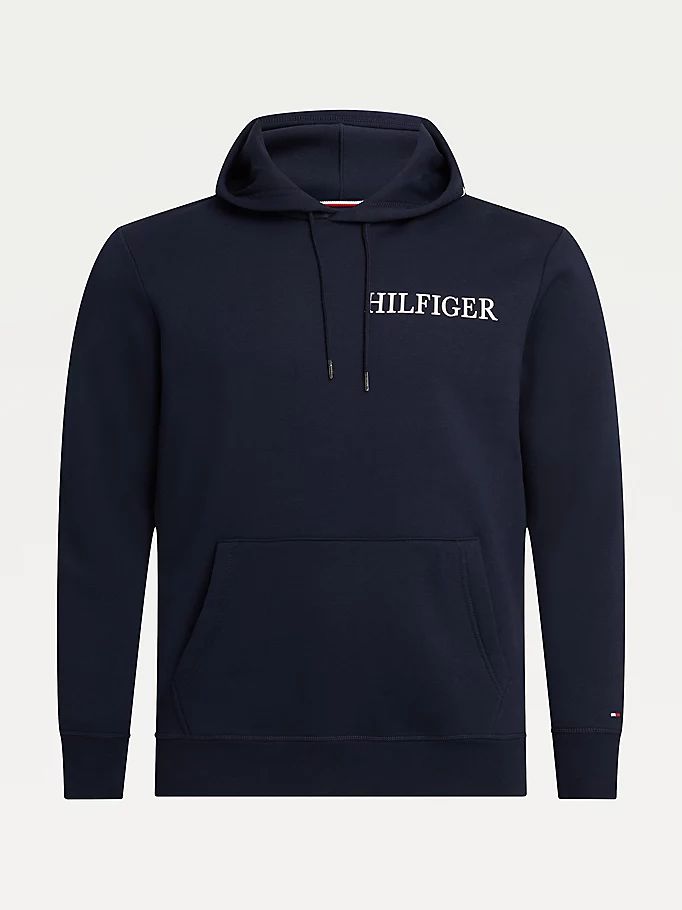 Tommy Hilfiger Plus Logo Hood Hettegensere Herre Blå | VHBURN-637