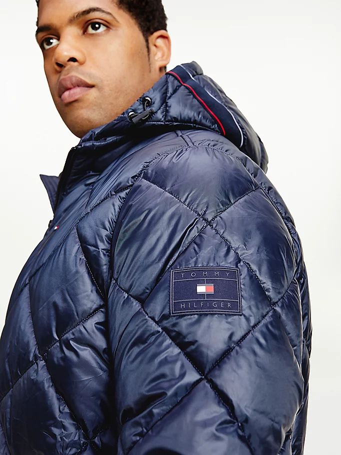 Tommy Hilfiger Plus Quiltedfilled Jakke Herre Blå | PNZYGD-248