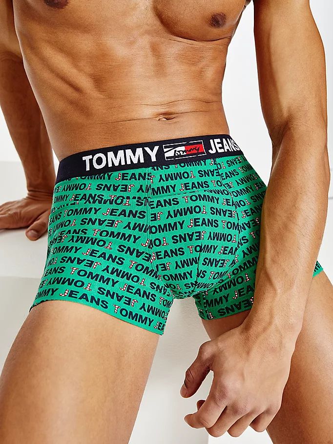 Tommy Hilfiger Print Bomull Trunks Undertøy Herre Beige | RIPGHJ-928