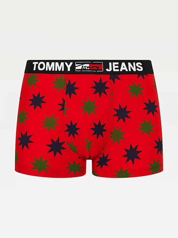 Tommy Hilfiger Print Bomull Trunks Undertøy Herre Beige | UCDMEL-165