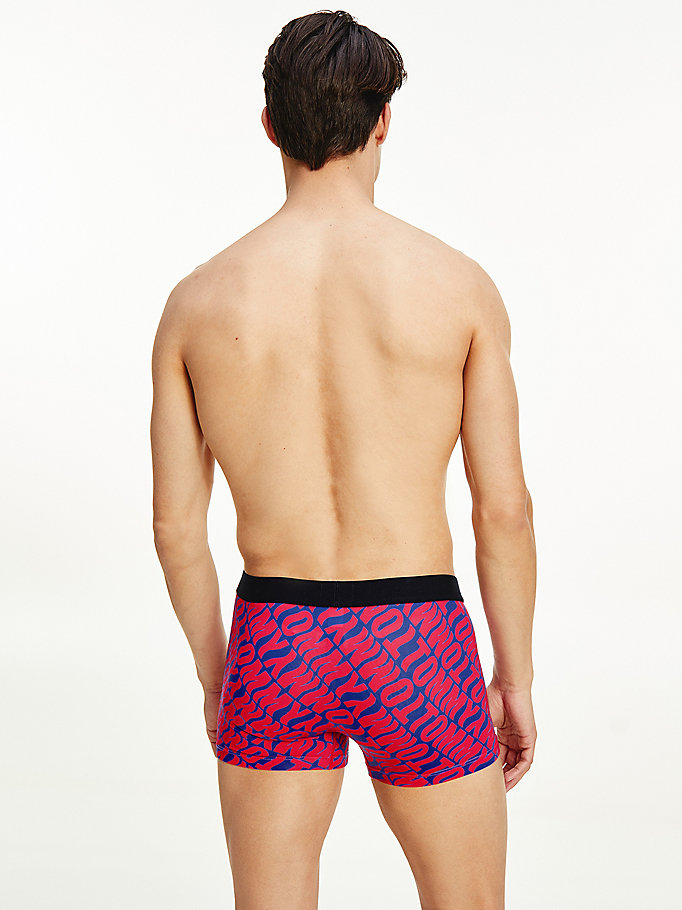 Tommy Hilfiger Print Trunks Undertøy Herre Gull | LROGPM-342