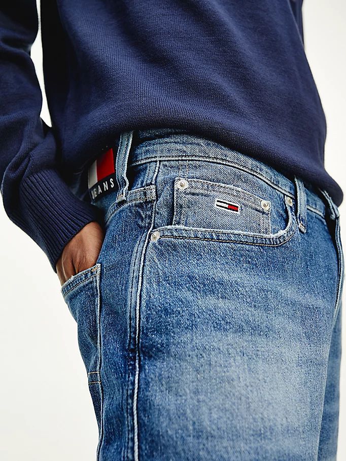 Tommy Hilfiger R Relaxed Faded Jeans Herre Blå | SERBTQ-986