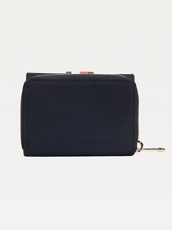 Tommy Hilfiger Recycled Monogram Lommebok Dame Blå | OWGRQM-645