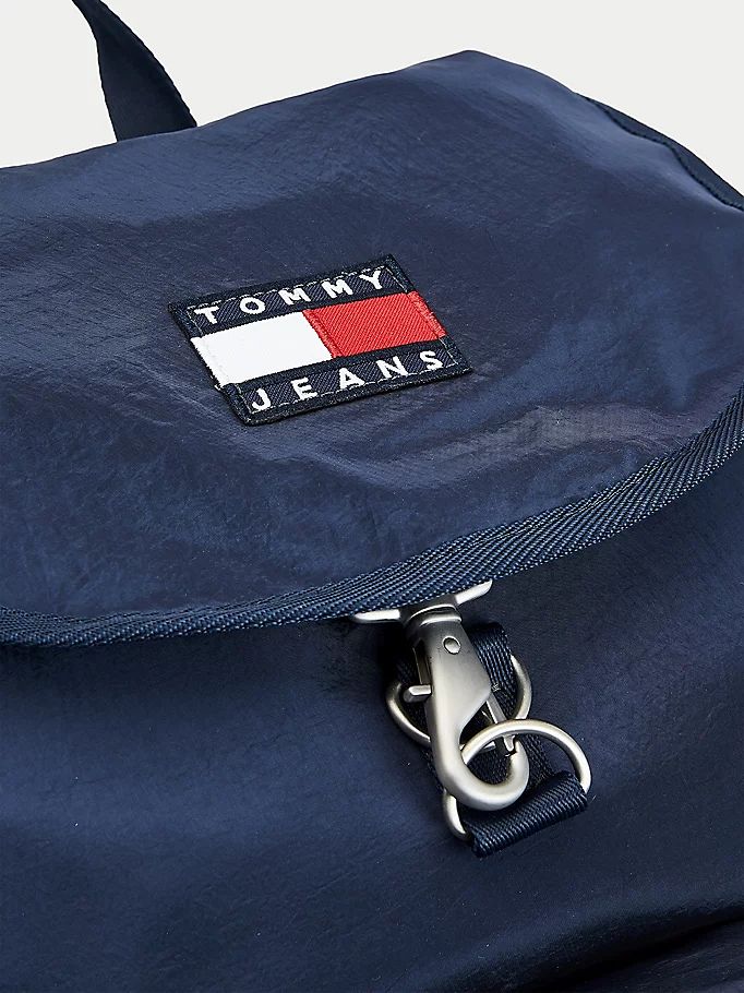 Tommy Hilfiger Recycled Nylon Badge Ryggsekk Herre Blå | UVAMHL-487