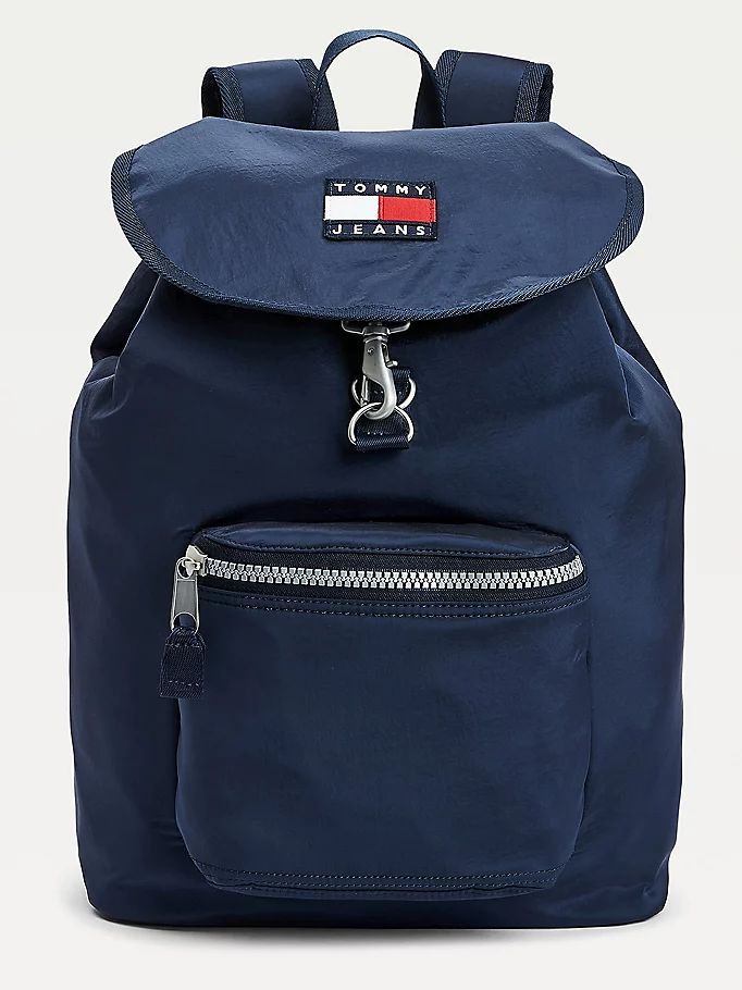 Tommy Hilfiger Recycled Nylon Badge Ryggsekk Herre Blå | UVAMHL-487