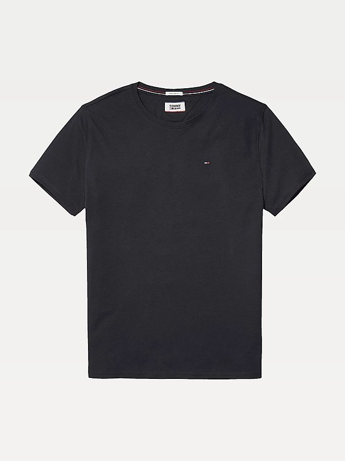 Tommy Hilfiger Regular Fit Crew T-skjorte Herre Svarte | JLAKVD-843