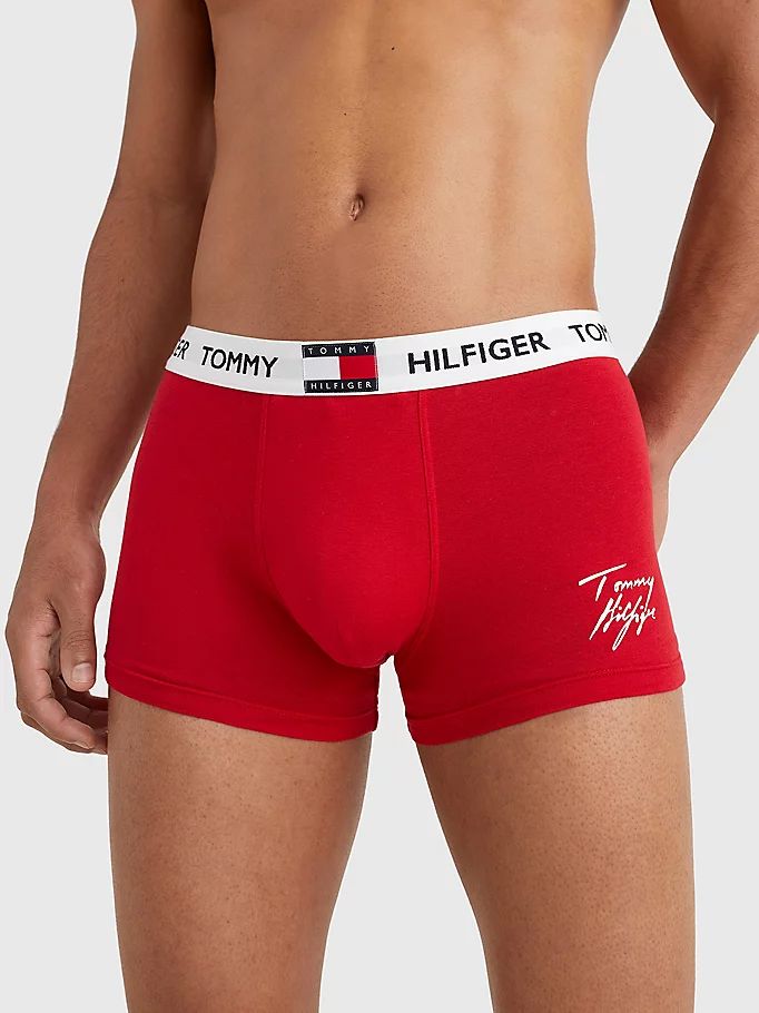 Tommy Hilfiger Repeat Logo Liv Print Trunks Undertøy Herre Svarte | DUJWCM-768