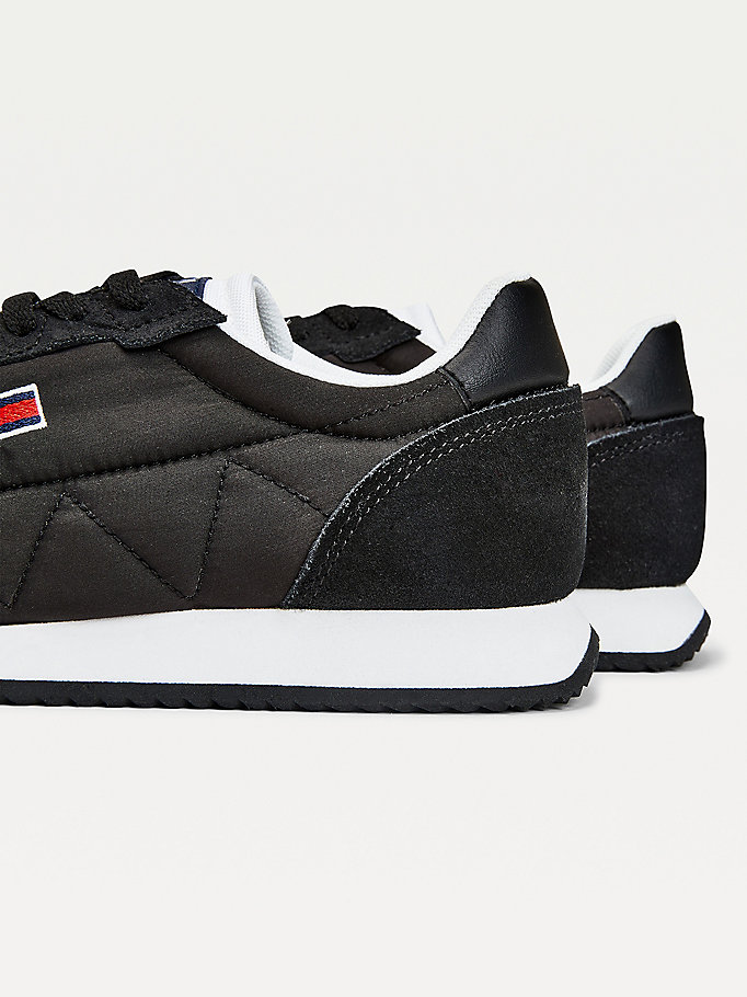 Tommy Hilfiger Retro Low- Joggesko Dame Svarte | XVRDJW-670