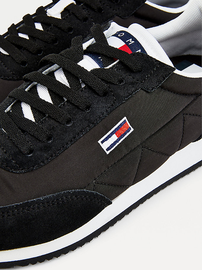 Tommy Hilfiger Retro Low- Joggesko Dame Svarte | XVRDJW-670