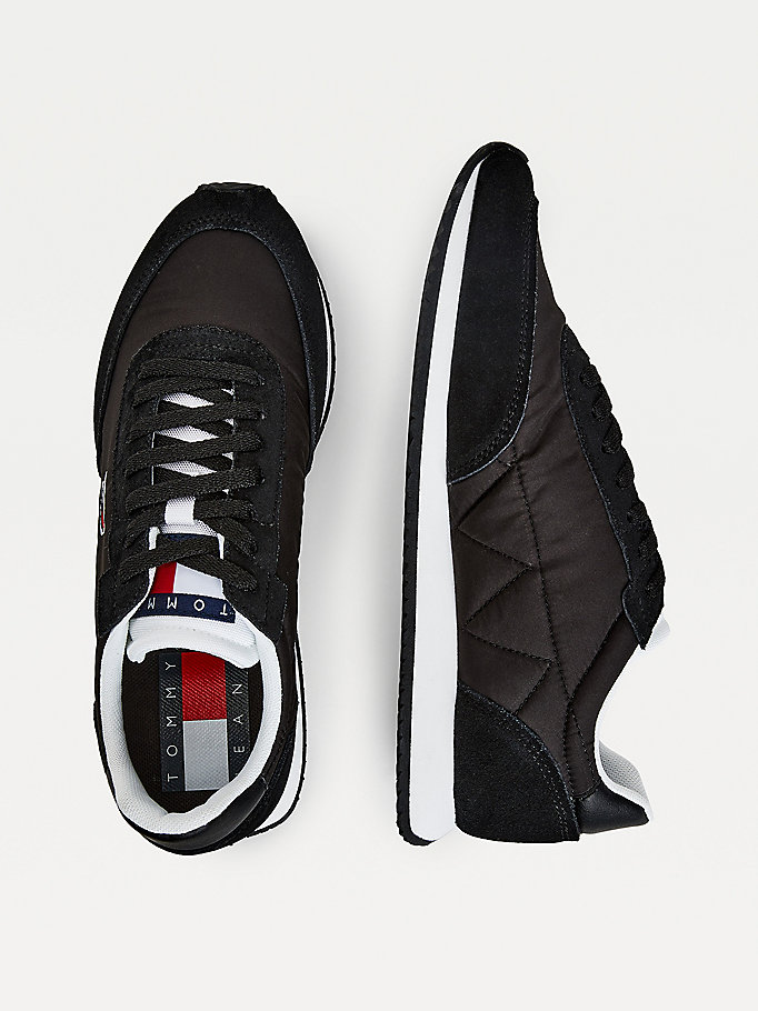 Tommy Hilfiger Retro Low- Joggesko Dame Svarte | XVRDJW-670