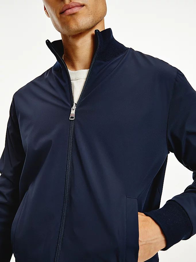 Tommy Hilfiger Reversible Zip-Thru Gensere Herre Blå | SBVZPI-640