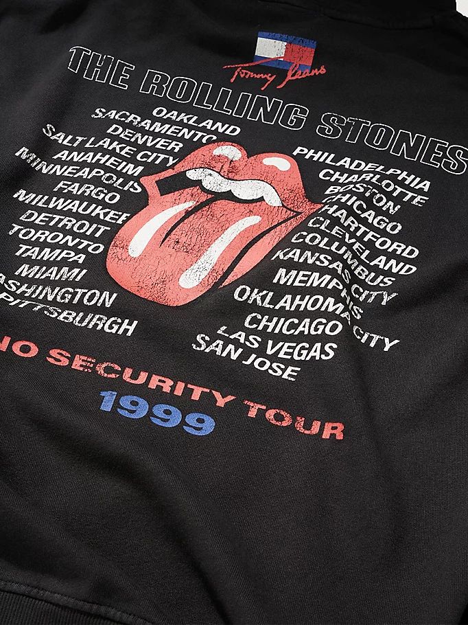 Tommy Hilfiger Revisited Rolling Stones Hettegensere Herre Svarte | HEKTBX-598