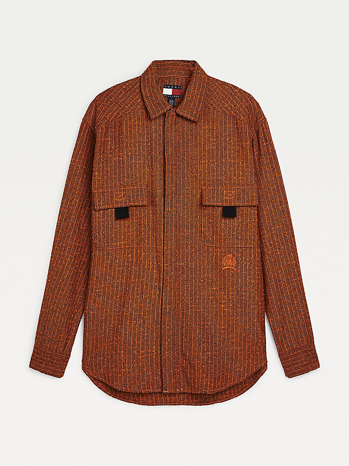 Tommy Hilfiger Rips Flannel Skjorte Herre Oransje | PBWKYX-387