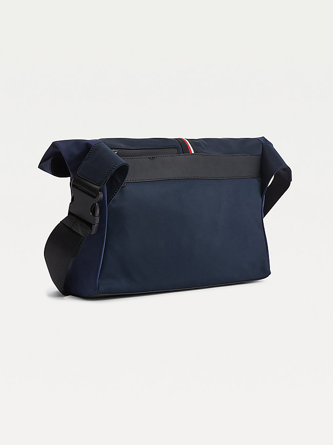 Tommy Hilfiger Roll- Messenger Messenger Bag Herre Blå | XHFEUA-408