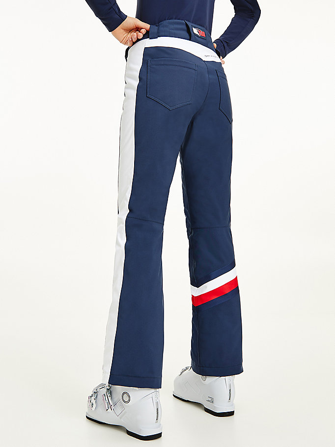 Tommy Hilfiger Rossignol Colour-Blocked Ski Bukser Dame Blå | ODTIVX-915