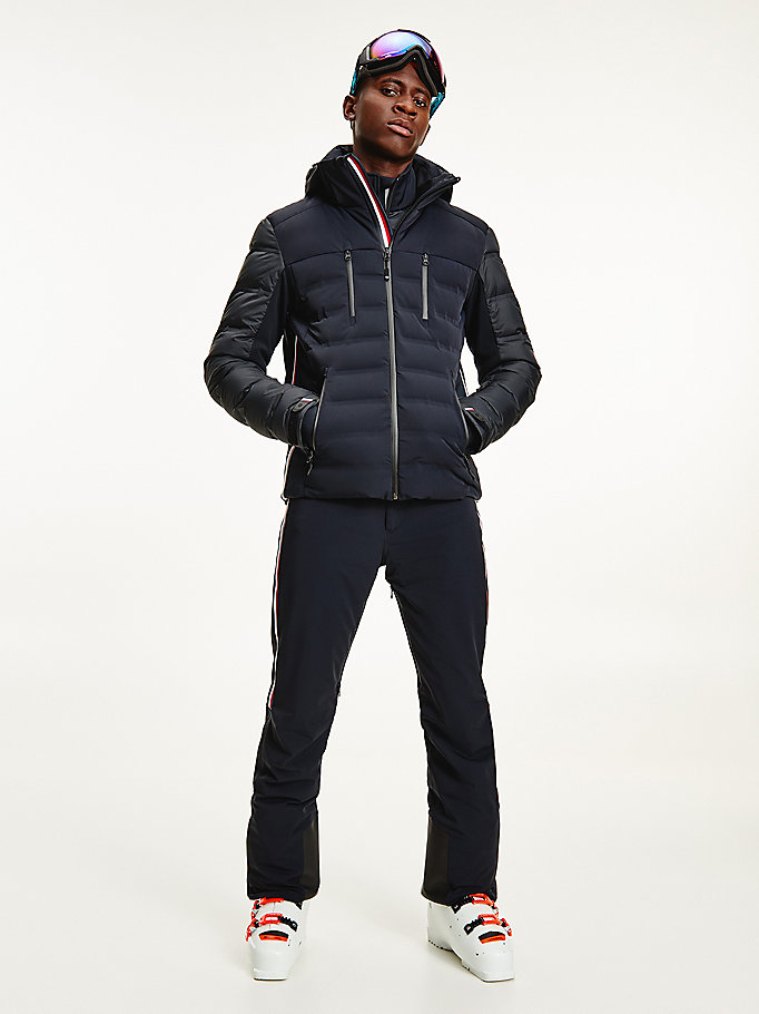 Tommy Hilfiger Rossignol Padded Contrast Ski Jakke Herre Svarte | TADOKM-690