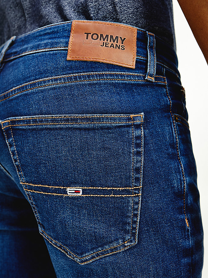 Tommy Hilfiger Scanton Slim Slim Jeans Herre Blå | XRKQDS-203