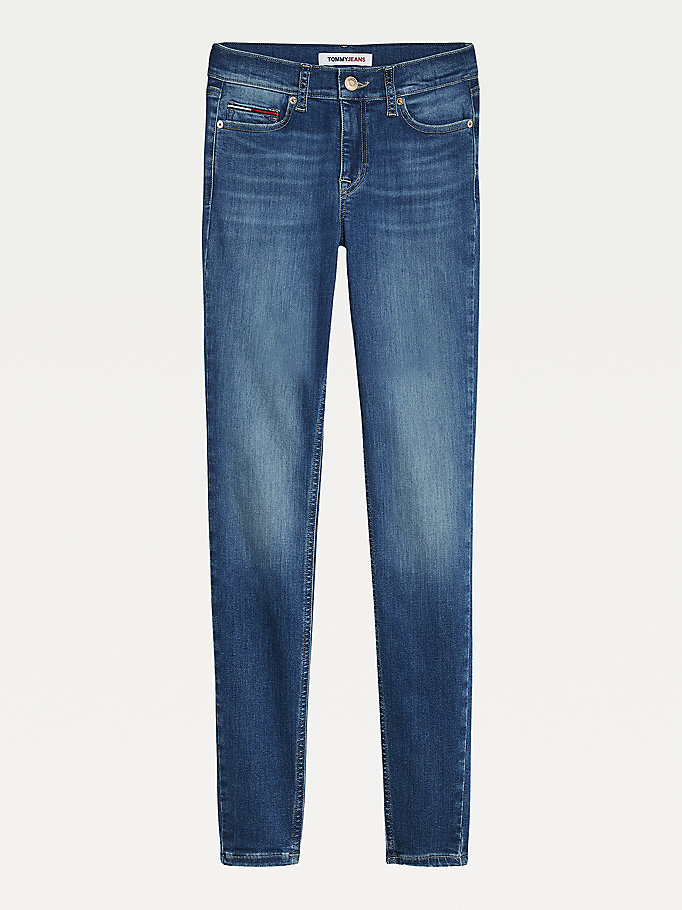 Tommy Hilfiger Scarlett Low Rise Skinny Jeans Dame Blå | BJGXKL-078