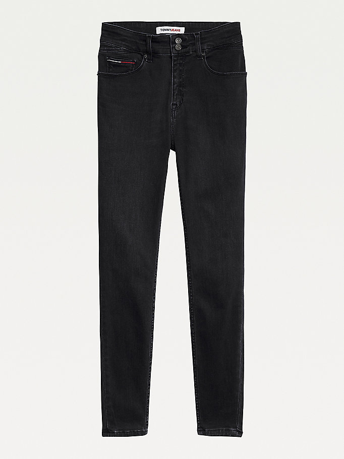 Tommy Hilfiger Shape High Rise Skinny Jeans Dame Blå | FQGRAB-783