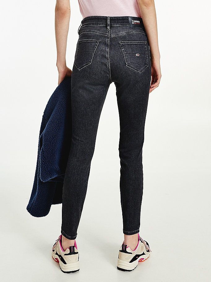 Tommy Hilfiger Shape Mid Rise Skinny Jeans Dame Blå | CFVSRB-972