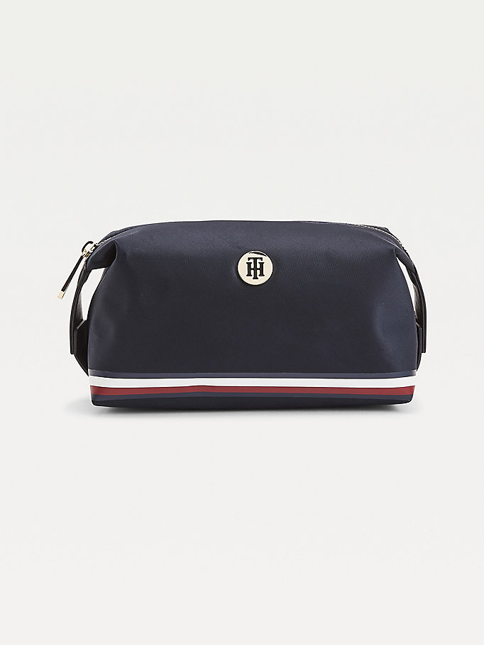 Tommy Hilfiger Signature Sminkeveske Dame Blå | LBKJMQ-102