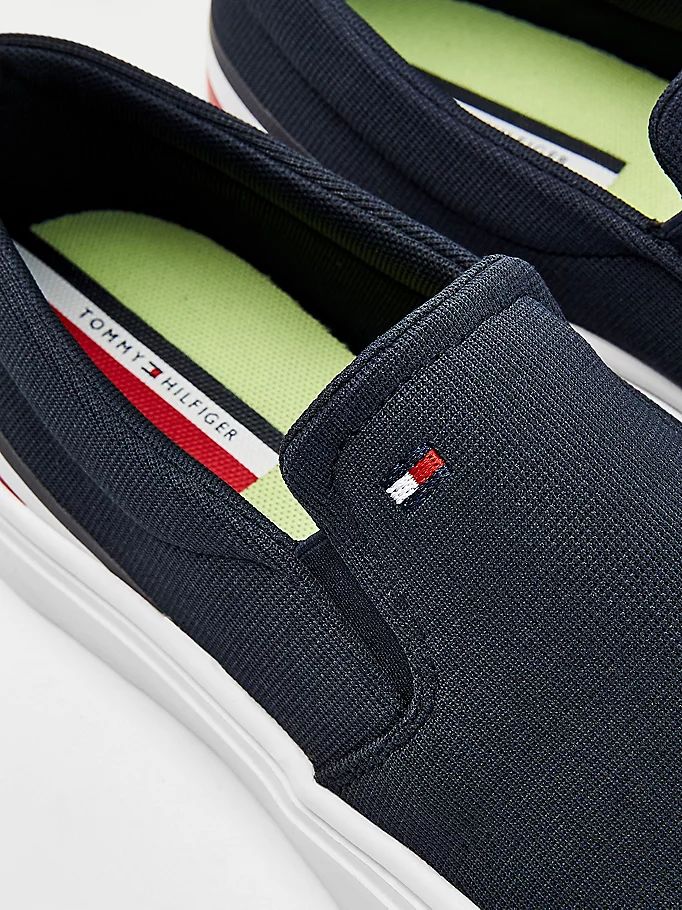 Tommy Hilfiger Signature Tape Lette Slip-On Joggesko Herre Blå | OYQCVH-579