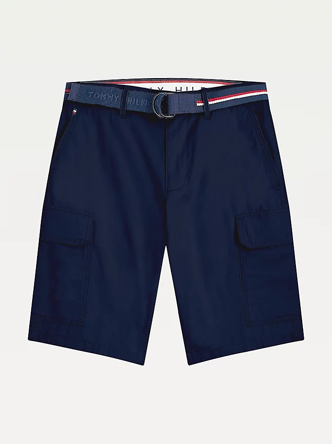 Tommy Hilfiger Slim Fit Cargo Ed Shorts Herre Blå | KIYVTA-738