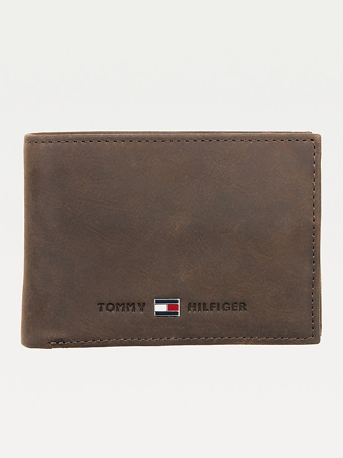 Tommy Hilfiger Small Lær Lommebok Herre Brune | FJWLMX-591