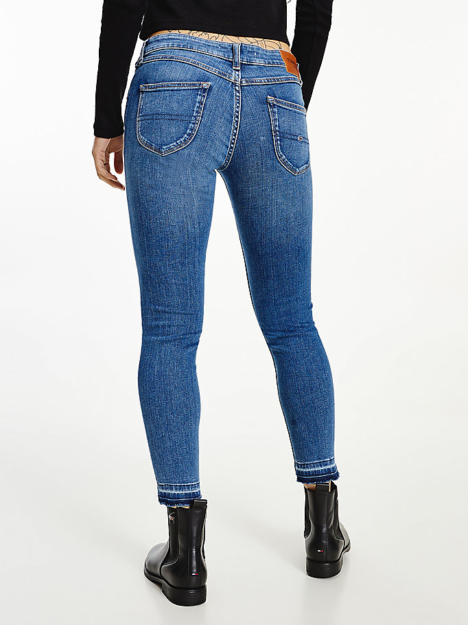 Tommy Hilfiger Sophie Low Rise Skinny Jeans Dame Blå | JEFLPD-276