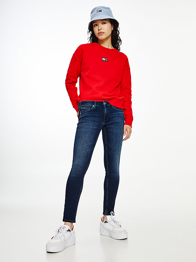 Tommy Hilfiger Sophie Low Rise Skinny Jeans Dame Blå | ONBTIW-834