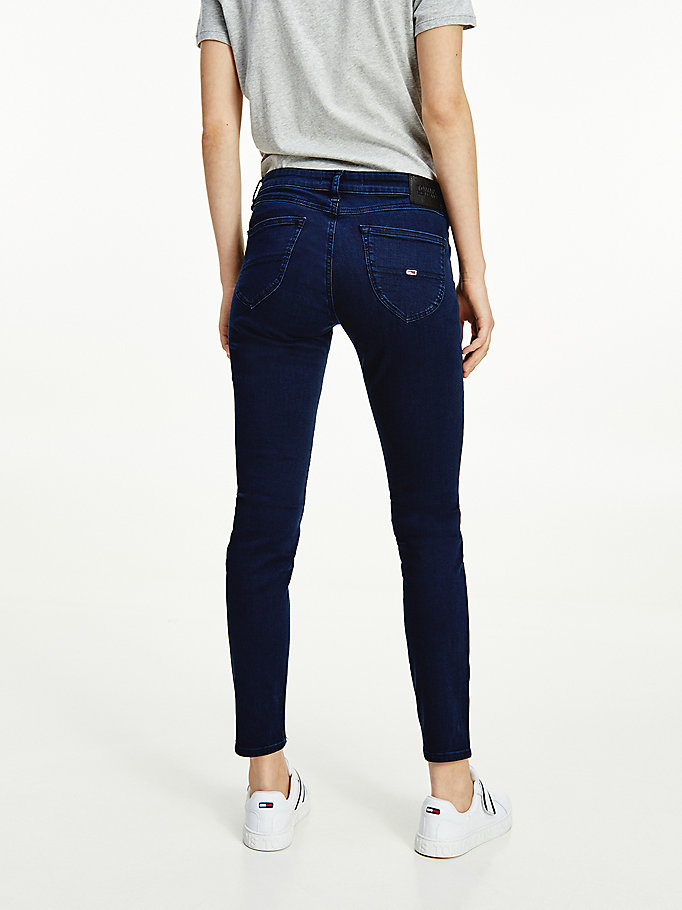 Tommy Hilfiger Sophie Low Rise Skinny Jeans Dame Blå | OPWZEY-062