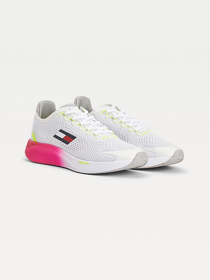 Tommy Hilfiger Sports Elite Racer Joggesko Dame Hvite | GBEOUL-739