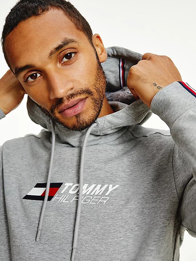 Tommy Hilfiger Sports Essential Organic Bomull Hettegensere Herre Grå | ZTNQPD-503