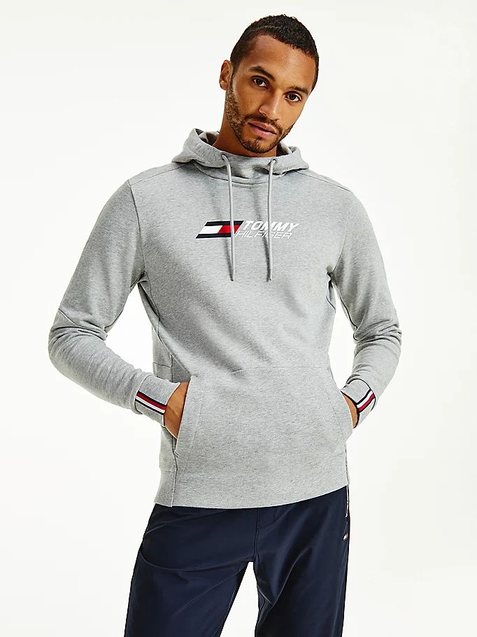 Tommy Hilfiger Sports Essential Organic Bomull Hettegensere Herre Grå | ZTNQPD-503