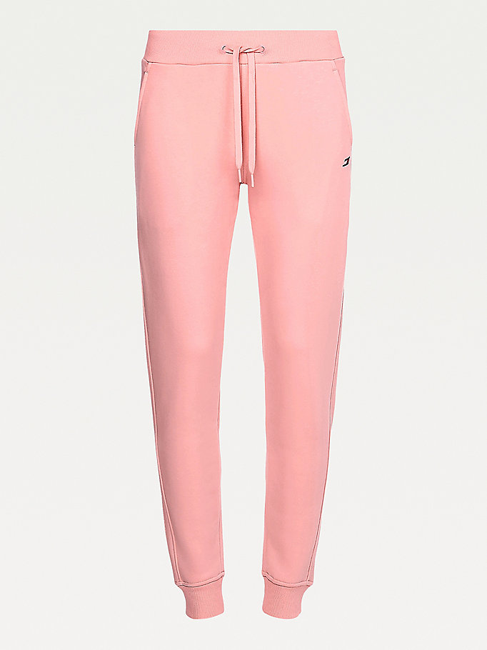 Tommy Hilfiger Sports Organic Bomull Joggers Dame Rosa | ELUINK-098