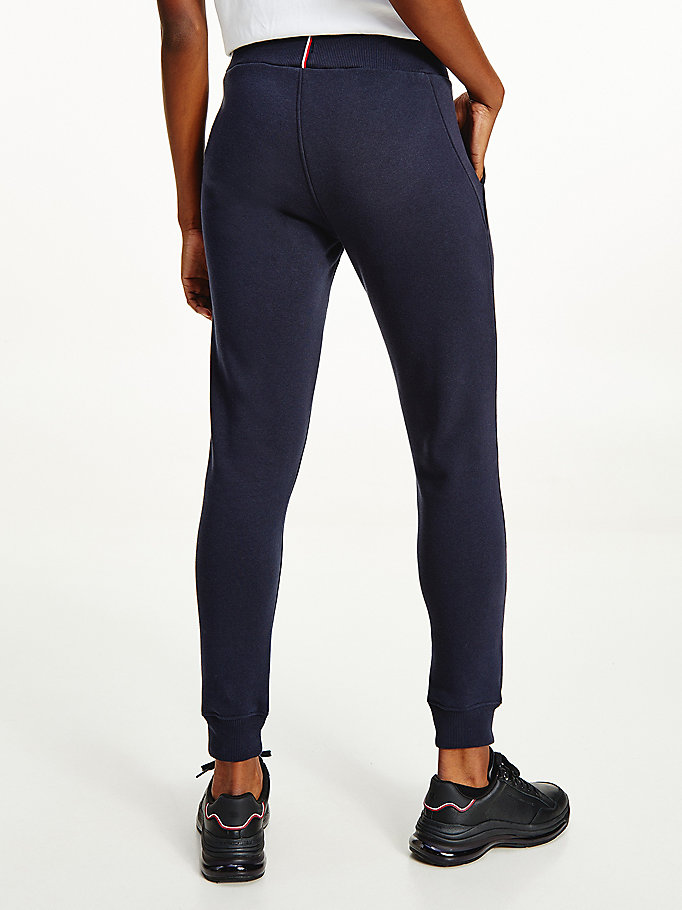 Tommy Hilfiger Sports Organic Bomull Joggers Dame Blå | IGJCNY-584