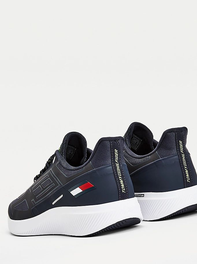 Tommy Hilfiger Sports Side Flag Joggesko Herre Blå | CJPFEV-172