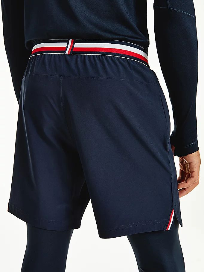 Tommy Hilfiger Sports Signature Tape Recycled Shorts Herre Blå | ERGOKV-079