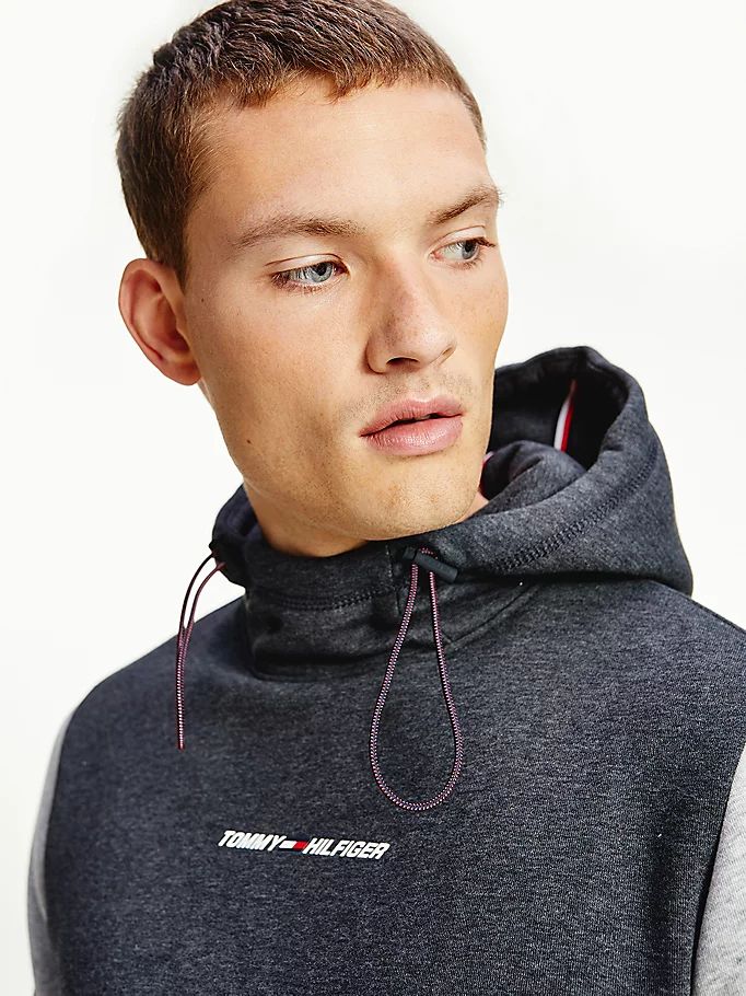 Tommy Hilfiger Sports Th Cool Flex Colour-Blocked Hettegensere Herre Grå | USHVNQ-764