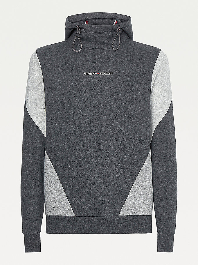 Tommy Hilfiger Sports Th Cool Flex Colour-Blocked Hettegensere Herre Grå | USHVNQ-764