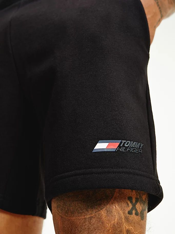 Tommy Hilfiger Sports Th Cool Flex Fleece Shorts Herre Svarte | DZYHFB-039