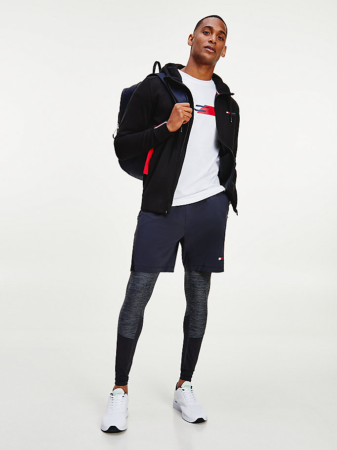 Tommy Hilfiger Sports Th Flex Cool Zip-Thru Hettegensere Herre Svarte | VDOYZR-423