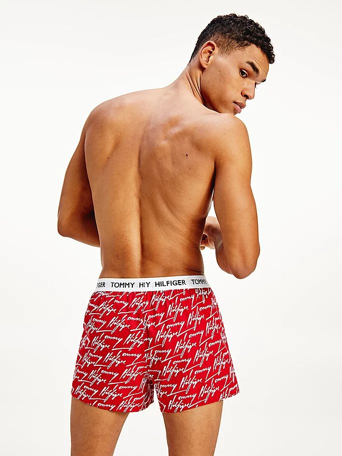 Tommy Hilfiger Star Print Woven Boxers Undertøy Herre Gull | KRZHAW-659